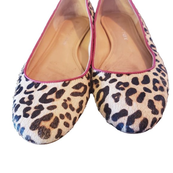 Shoes of Prey fur Ballerina flat size 7 Leopard print - Picture 7 of 10